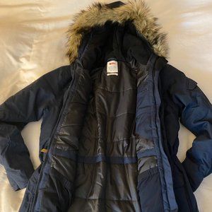Fjallraven Women's Nuuk Parka- Dark Navy-XXL
